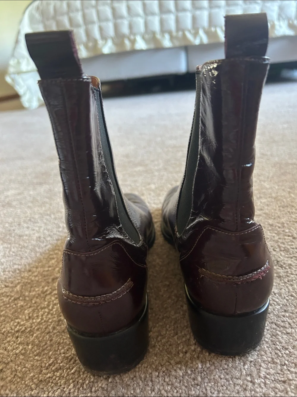Rachel Comey Chelsea Boots in Dark Brown Leather